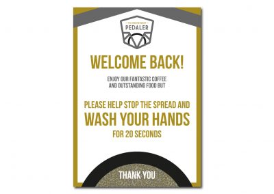 Social Distancing signage from Mickle Creative Solutions