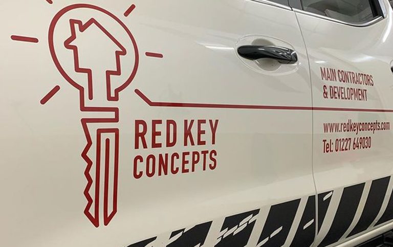 Mickle Creative Solutions Vehicle Graphics - Red Key Concepts