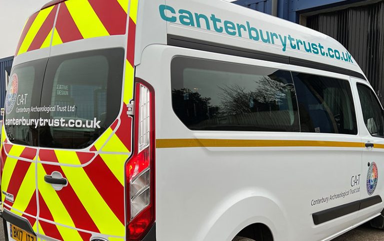 Canterbury Archaeological Trust Vehicle graphics