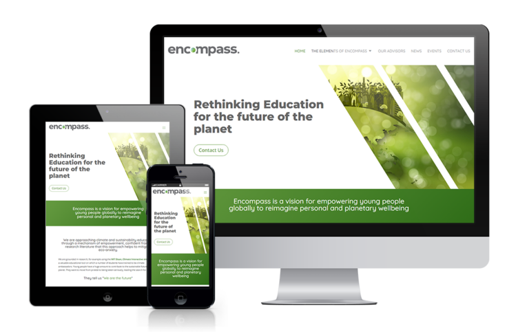Encompass website by Mickle Creative
