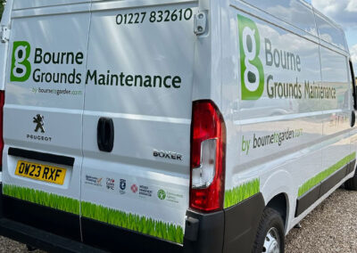 Bourne Grounds Maintenance Vehicle graphics